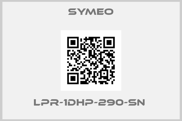 Symeo-LPR-1DHP-290-SN 