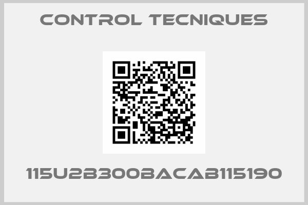 Control Tecniques-115U2B300BACAB115190
