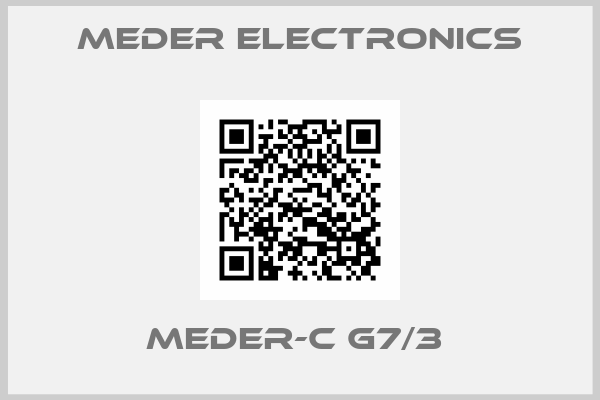 Meder Electronics- MEDER-C G7/3 