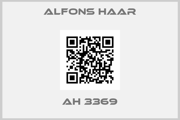 ALFONS HAAR- AH 3369