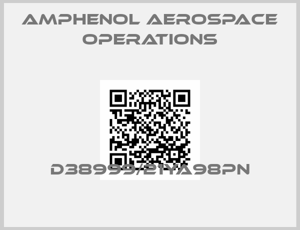 Amphenol Aerospace Operations-D38999/21YA98PN