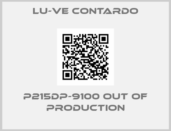 LU-VE CONTARDO-P215DP-9100 out of production