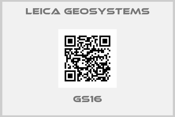 Leica Geosystems-GS16