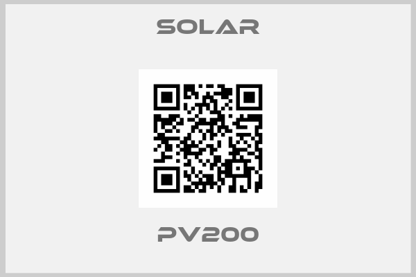 SOLAR-pv200