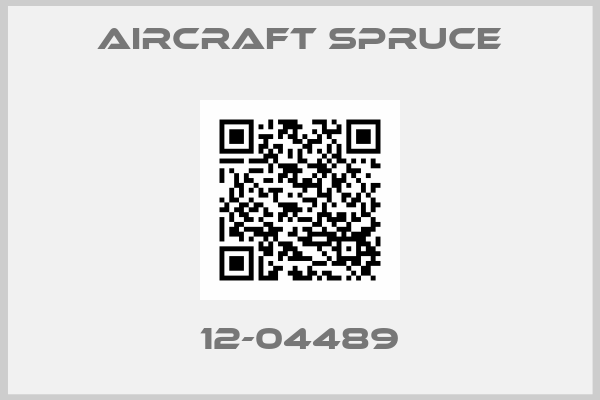 Aircraft Spruce-12-04489