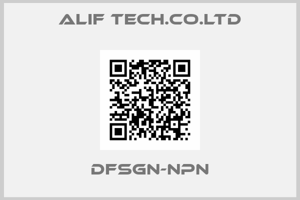 ALIF TECH.CO.LTD-DFSGN-NPN