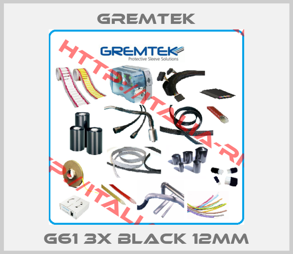Gremtek-G61 3X BLACK 12MM
