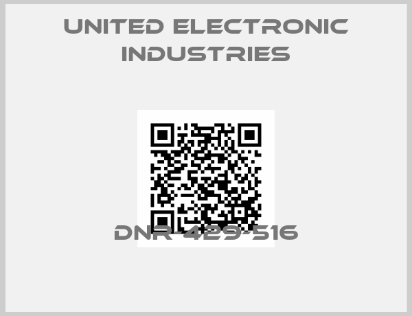 United Electronic Industries-DNR-429-516