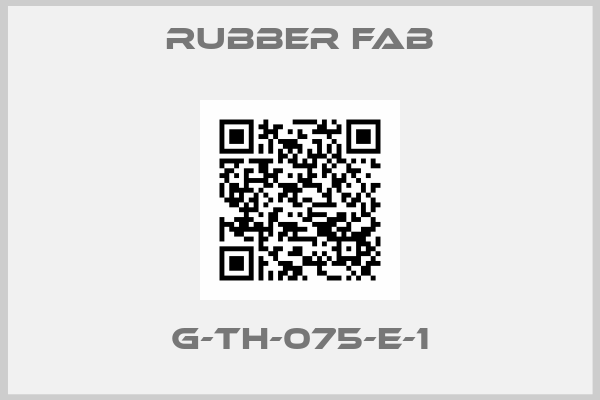 Rubber Fab-G-TH-075-E-1