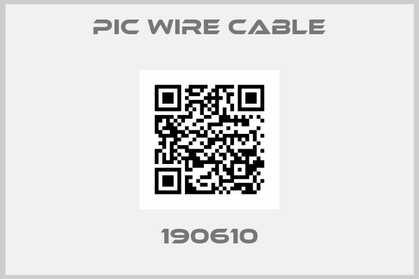 Pic Wire Cable-190610