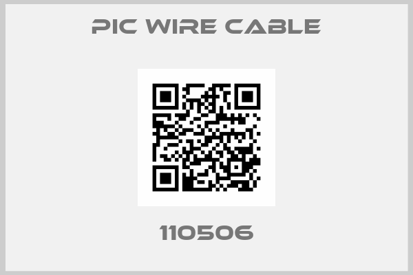 Pic Wire Cable-110506