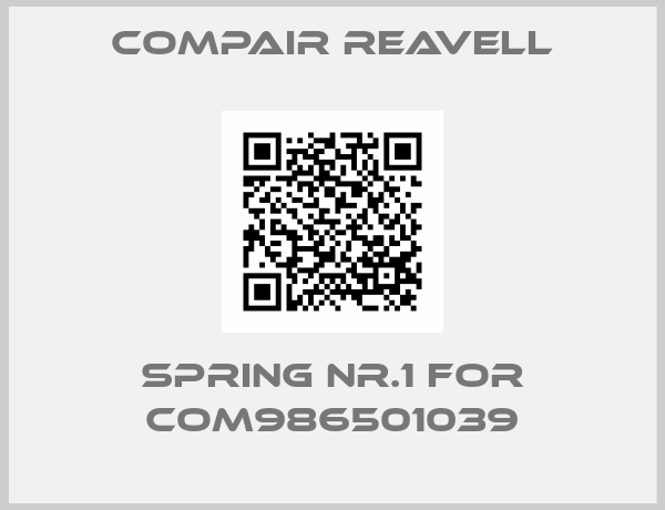COMPAIR REAVELL-Spring Nr.1 for COM986501039