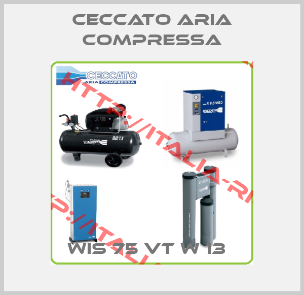 CECCATO ARIA COMPRESSA-WIS 75 VT W 13  