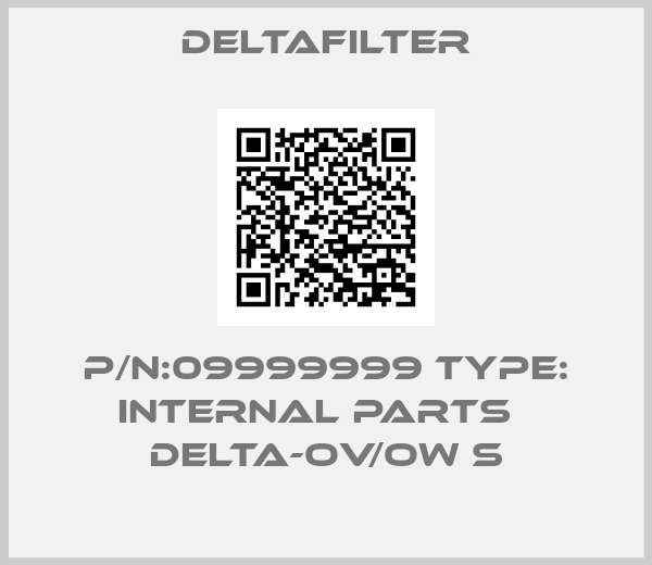 Deltafilter-P/N:09999999 Type: Internal parts   DELTA-OV/OW S