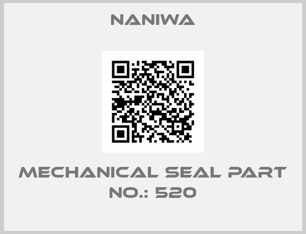 NANIWA-Mechanical Seal Part No.: 520