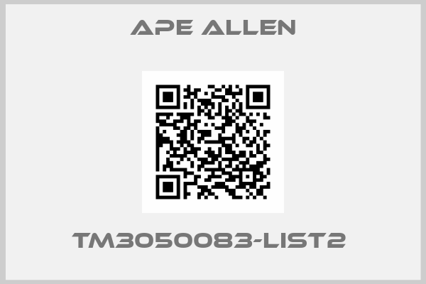 Ape Allen-TM3050083-LIST2 