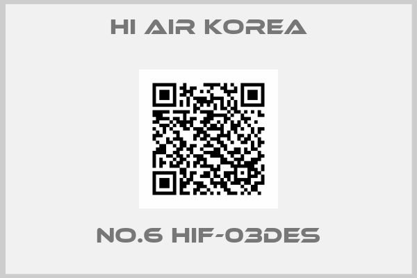 HI AIR KOREA-NO.6 HIF-03DES