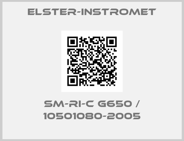 Elster-Instromet-SM-RI-C G650 / 10501080-2005