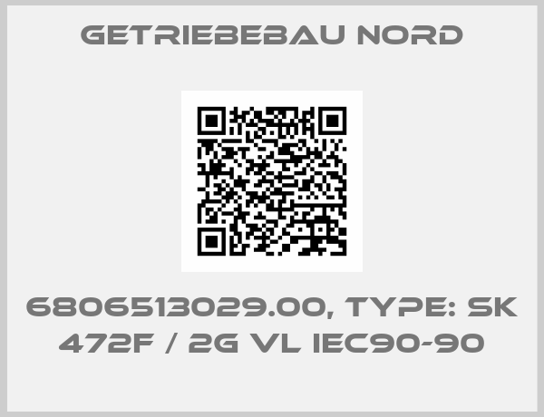 Getriebebau Nord-6806513029.00, Type: SK 472F / 2G VL IEC90-90