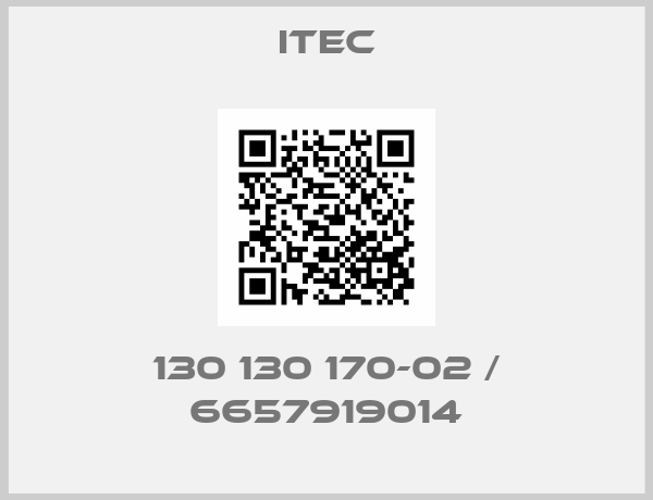 ITEC-130 130 170-02 / 6657919014