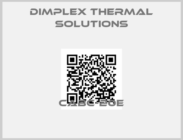 Dimplex Thermal Solutions-CABC-20E