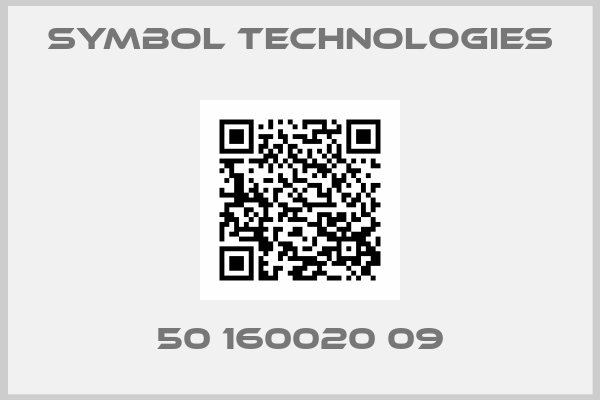 SYMBOL TECHNOLOGIES-50 160020 09