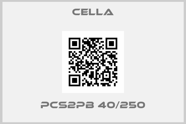 Cella-PCS2PB 40/250