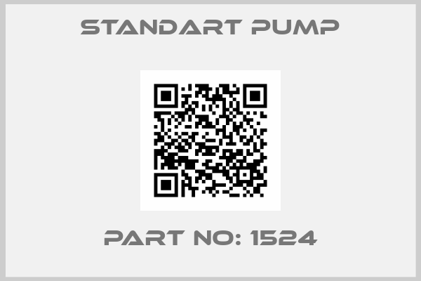Standart Pump-part no: 1524