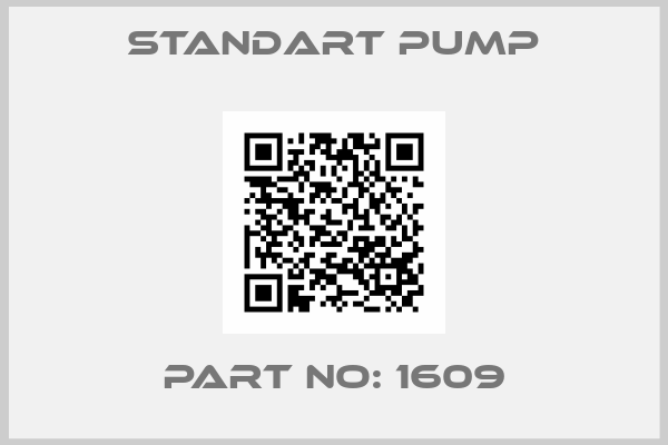 Standart Pump-part no: 1609