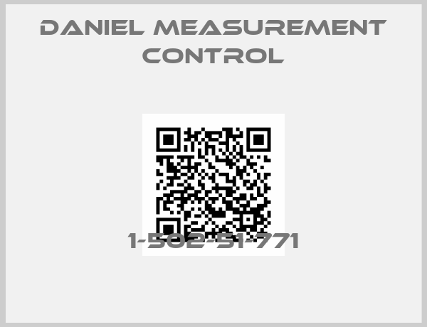 DANIEL MEASUREMENT CONTROL-1-502-51-771