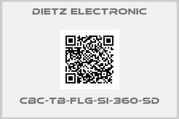 DIETZ ELECTRONIC-CBC-TB-FLG-SI-360-SD
