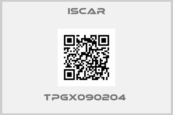 Iscar-TPGX090204 