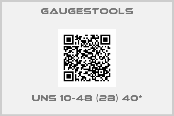 Gaugestools-UNS 10-48 (2B) 40*