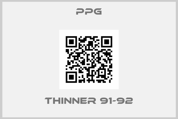 PPG-THINNER 91-92