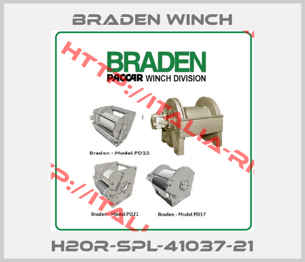 Braden Winch-H20R-SPL-41037-21