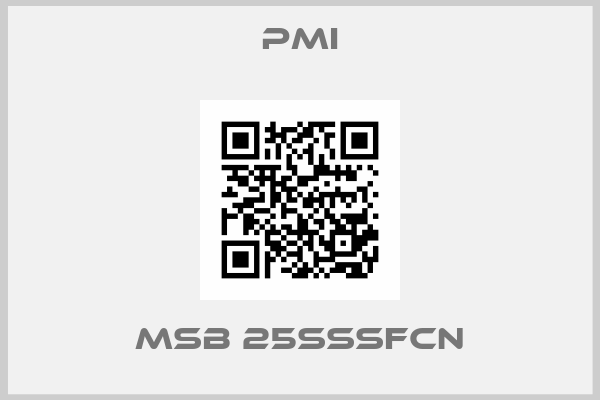 PMI-MSB 25SSSFCN