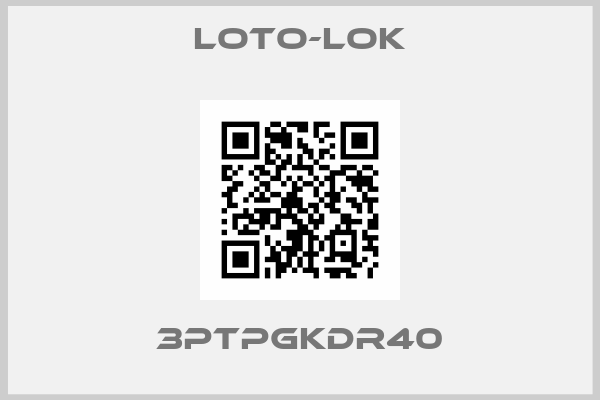 LOTO-LOK-3PTPGKDR40