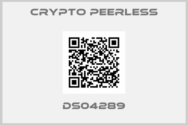 CRYPTO PEERLESS-DS04289