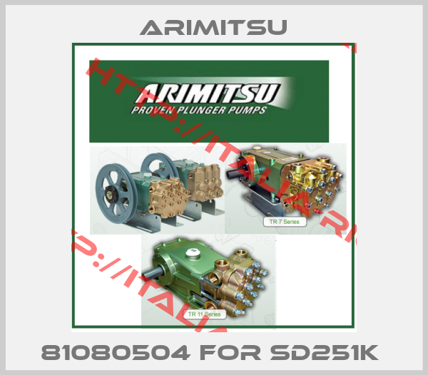 Arimitsu-81080504 for Sd251k 