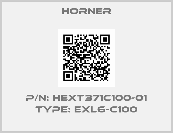 HORNER-p/n: HEXT371C100-01 type: eXL6-C100