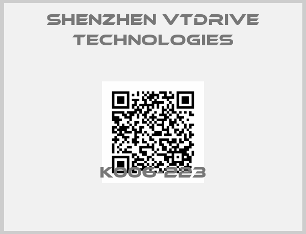 Shenzhen VTdrive Technologies-K006-223