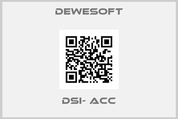 Dewesoft-DSI- ACC