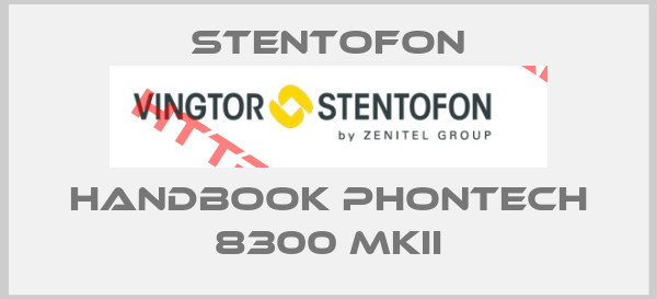 STENTOFON-Handbook Phontech 8300 MkII