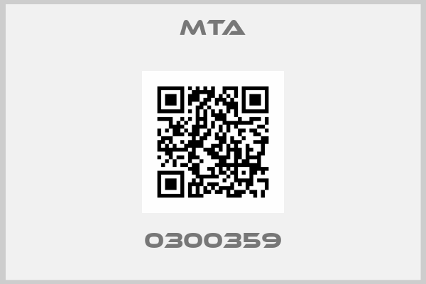 MTA-0300359