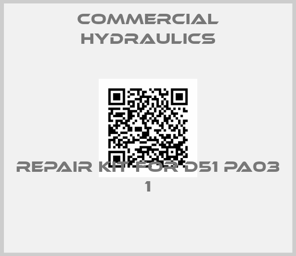 Commercial Hydraulics-repair kit for D51 PA03 1