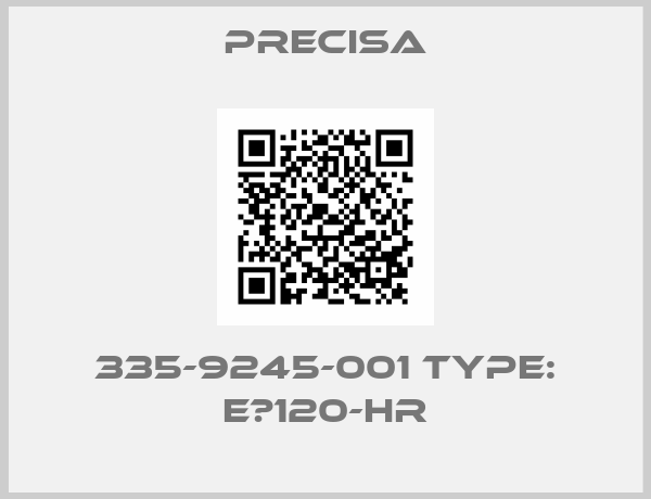 Precisa-335-9245-001 Type: EМ120-HR