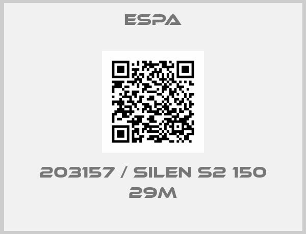 ESPA-203157 / SILEN S2 150 29M