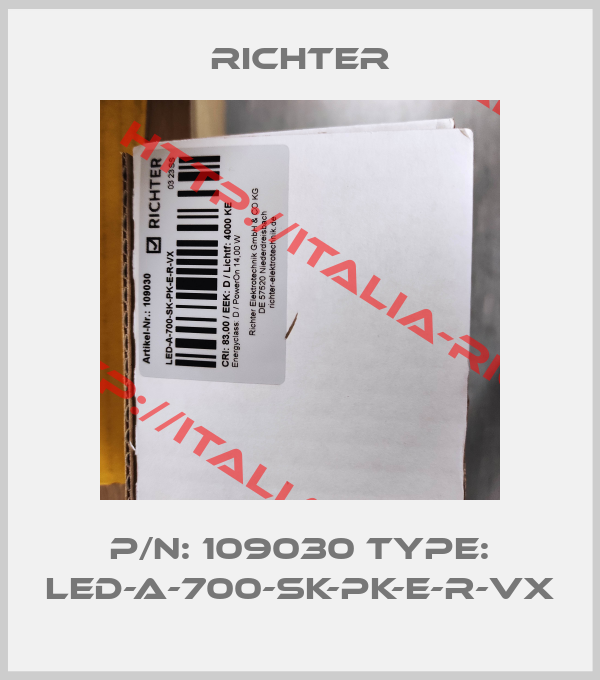 RICHTER-p/n: 109030 type: LED-A-700-SK-PK-E-R-VX