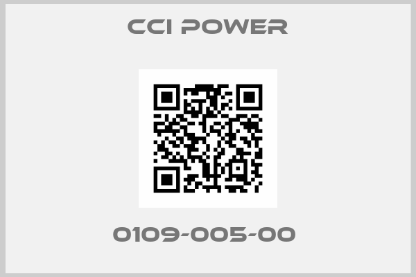 Cci Power-0109-005-00 