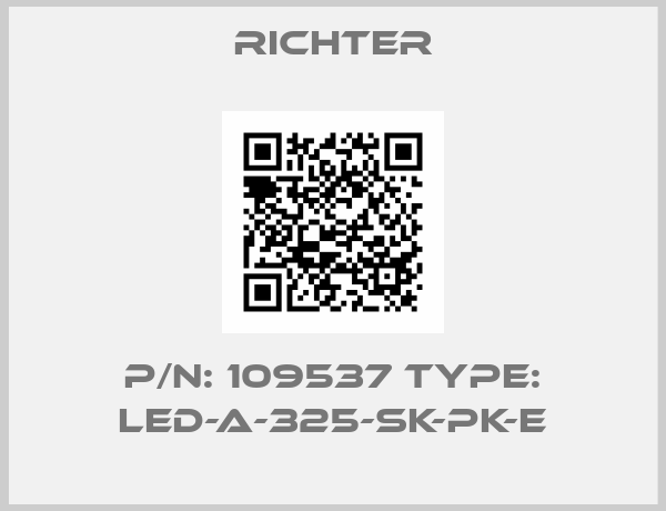 RICHTER-p/n: 109537 type: LED-A-325-SK-PK-E